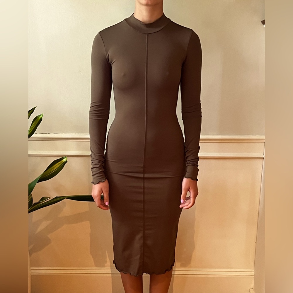 Army Green Bodycon Dress